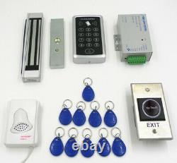 1000-user 125KHz Cards Access Control System Kit Magnetic Door Lock