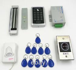 1000-users 125KHz Reader Access Control System Kit Magnetic Door Lock