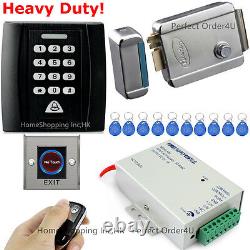 125KHZ RFID Card+Password Security Door Access Control System+Electric Lock TOP