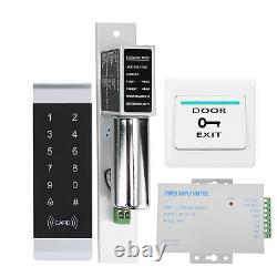 125KHz Card Reader Password Door Lock Access Control System Aluminum NEW
