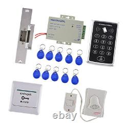 125KHz EM ID Keypad Stand-alone Door Access Control Kit With Strike Lock