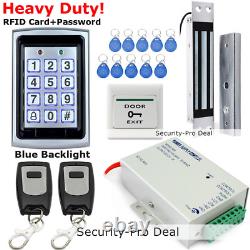 125KHz RFID Card&Password Door Access Control System+Magnetic Lock+ 2 Remotes