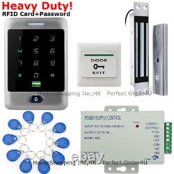 125KHz RFID Card + Password Waterproof Access Control System+Door Magnetic Lock