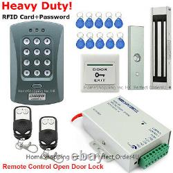125KHz RFID Card and Password Door Access Control System+Magnetic Lock+2Remotes