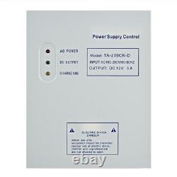 12V 5A Door Access Control Power Supply System RFID Keypad Controller 110-240V