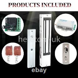 12V Electric Magnetic & Access Control 180KG Kit Remote Control Power Supply UK