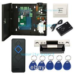 1 Door Access Control Board Kit & 230V Metal Power ANSI Strike Lock RFID Reader