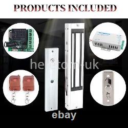 280KG/600lb Electric Magnetic Lock Set Door Entry Access Control System Kit