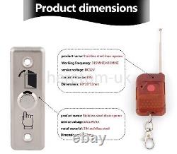 280KG/600lb Electric Magnetic Lock Set Door Entry Access Control System Kit