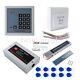 280kg Magnetic Lock Door Access Control Rfid Keypad +10x Rfid Card Home Security