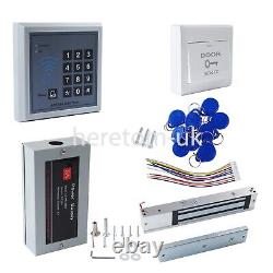 280KG Magnetic Lock Door Access Control RFID Keypad +10x RFID Card Home Security