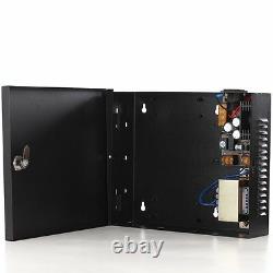 2 Door Access Control Panel Board with Power Supply Box Ethernet TCP/IP Door Locks