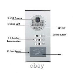 3 Apartment Video Doorbell Camera Intercom Door Phone Bell Access Control System