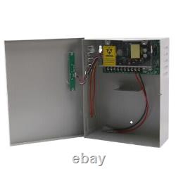 4X208CK-D AC 110-240V DC 12V/5A Door Access Control System Switching Supplss