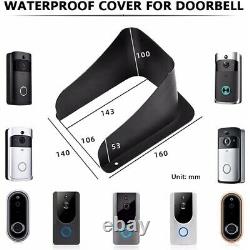 4XVideo Doorbell Rain Cover Metal Door Bells Access Control Housing for Ke W9M3