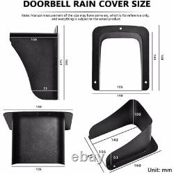 4XVideo Doorbell Rain Cover Metal Door Bells Access Control Housing for Keyboar
