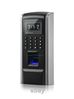 4 Doors Bio Fingerprint Entry Access Control Systems ANSI Strike Lock Power Unit