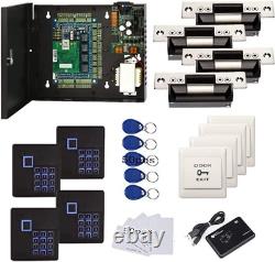 4 Doors Complete TCP/IP RFID Access Control Systems with North American Standard