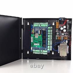 4 Doors Security Network RFID Access Control Board Kit Metal AC110V Power Box