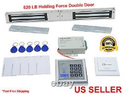 620LB Electric Lock Magnetic Access Control DOUBLE DOOR ID Card System7
