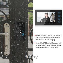 7 TFT Video Doorbell Intercom Security Camera Door Bell Phone Access Control DD