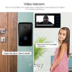 7in Video Doorbell Camera Intercom Door Phone Ring Bell Access Control RFID Home