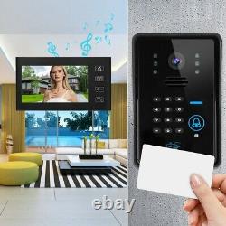 7in Video Doorbell Intercom Security Camera Door Access Control Bell Ring Phone