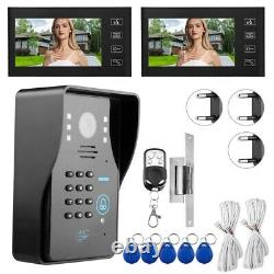 7in Video Doorbell Intercom Security Camera Door Access Control Bell Ring Phone