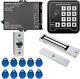 Access Control Kit With 125khz Rfid Standalone Keypad 600lb Magnetic Lock