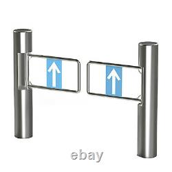 Access Control Semi-Auto Cylinder Swing Gate Safety Door Turnstile 304 Stainless