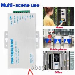 Access Control System Door entry Electric Magnetic Lock 600LB + l z Bracket