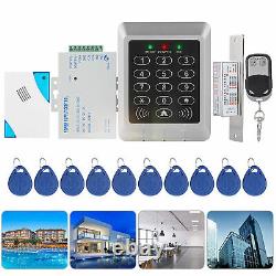 Access Control System Kit 125kHz EM ID Card Door Opening Lock System Keypad