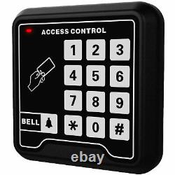 Access Control System with Narrow Frame Door Electric Drop Bolt Lock Keypad