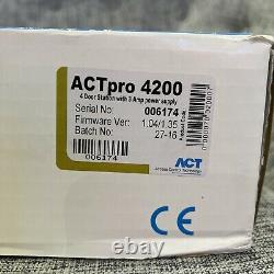 Actpro 4200 4 Door Access Controller Extendable To 16 Doors Built Into A 3 Amp