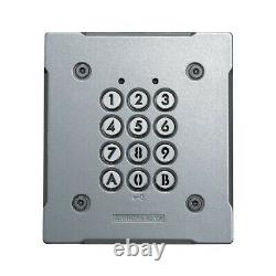 Aiphone AC10F Flush Mount Access Control/Keypad for DVF Door Station Silver