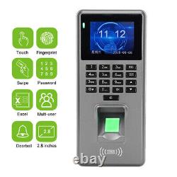DC 12V 2.8in TFT HD Display Fingerprint Password Card Door Access Control Wi HEN