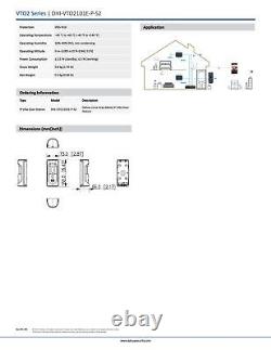 Dahua VTO2101E-P-S2 2MP PoE IP Video Door Station Villa Doorbell Access Control