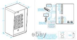 Digital Keypad LED Standalone Access Control Pin Code Door Entry Indoor Outdoor