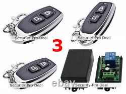 Door Access Control Syste+Electric Drop Bolt Lock+ 3PCS Wireless Remote Controls