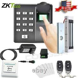 Door Access Control System Biometric Fingerprint zkteco, Magnetic Lock, 2 Remote