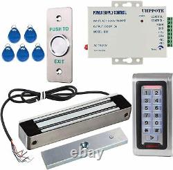 Door Access Control System Electromagnetic Lock Kit with Keypad and Exit Button