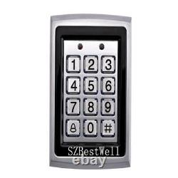 Door Access Control System Keypad Strike Lock Exit Button Doorbell