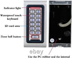 Door Access Control System Kit IP65 Waterproof Keypad RFID Keyboard + 180KG