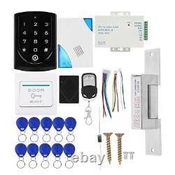 Door Access Control System NO Lock Remote Control Button Doorbell Power Supp FST