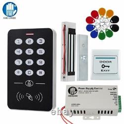 Door Access Control System RFID Keypad Card Reader Power Supply Electronic Lock