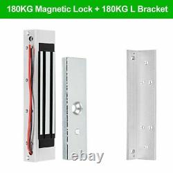 Door Access Control System Waterproof Electromagnetic Lock 180KG/350lbs Bracket