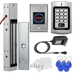 Door Access Control System Zkteco Infrared Switch Magnetic Lock Access Card KIT