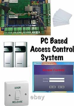 Door Access Control System with Samsung Proximity Card Reader and Software