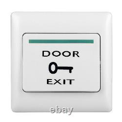 Door Access Fingerprint RFID Reader Keypad Entry Exit Control Kit Magnetic Lock