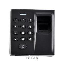 Door Access System with Fingerprint Access Controller 5 Keyfob Magnetic Lock